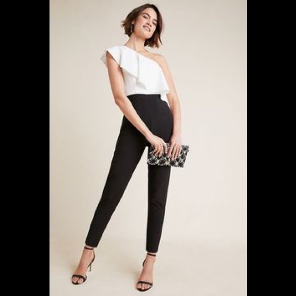 Anthropologie colorblock jumpsuit